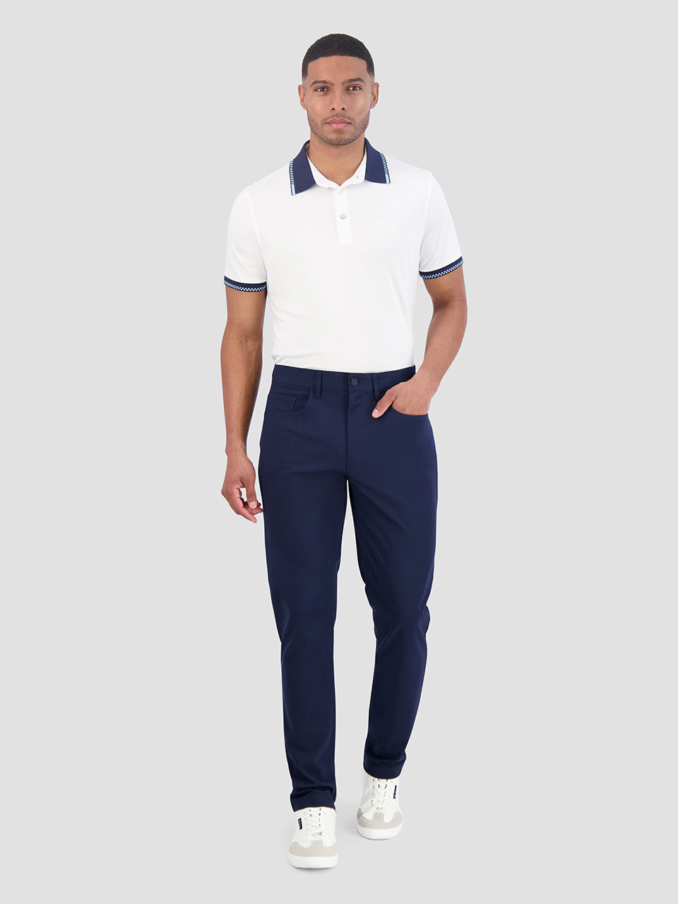 Pantalon Ben Sherman 4Way Stretch Tech Long Bleu Marine | NSD-51795575